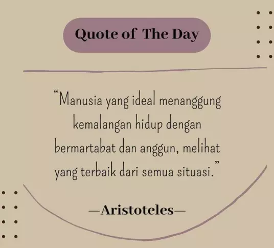 motto hidup Aristoteles © 2021 brilio.net motto hidup Aristoteles © 2021 brilio.net