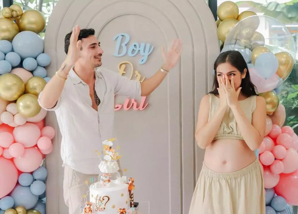Momen gender reveal anak kedua Jessica Iskandar © Instagram