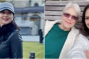 Dua tahun berpisah, 7 momen Ira Wibowo bertemu ibunda ini bikin haru