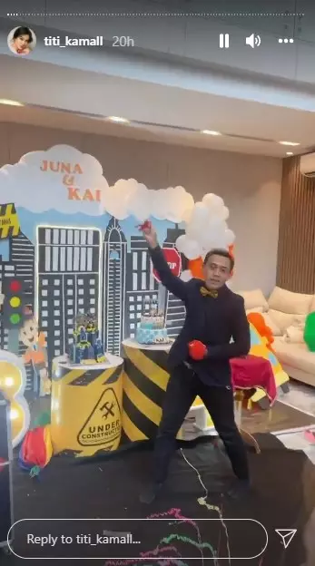 Momen Titi Kamal rayakan ulang tahun anak © Instagram Momen Titi Kamal rayakan ulang tahun anak © Instagram