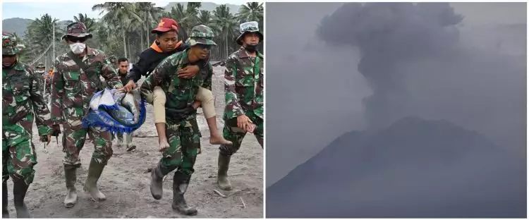 Data terkini korban erupsi Gunung Semeru, 15 meninggal dan 27 hilang