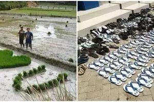 11 Benda disusun rapi ini penampakannya jadi nyeleneh