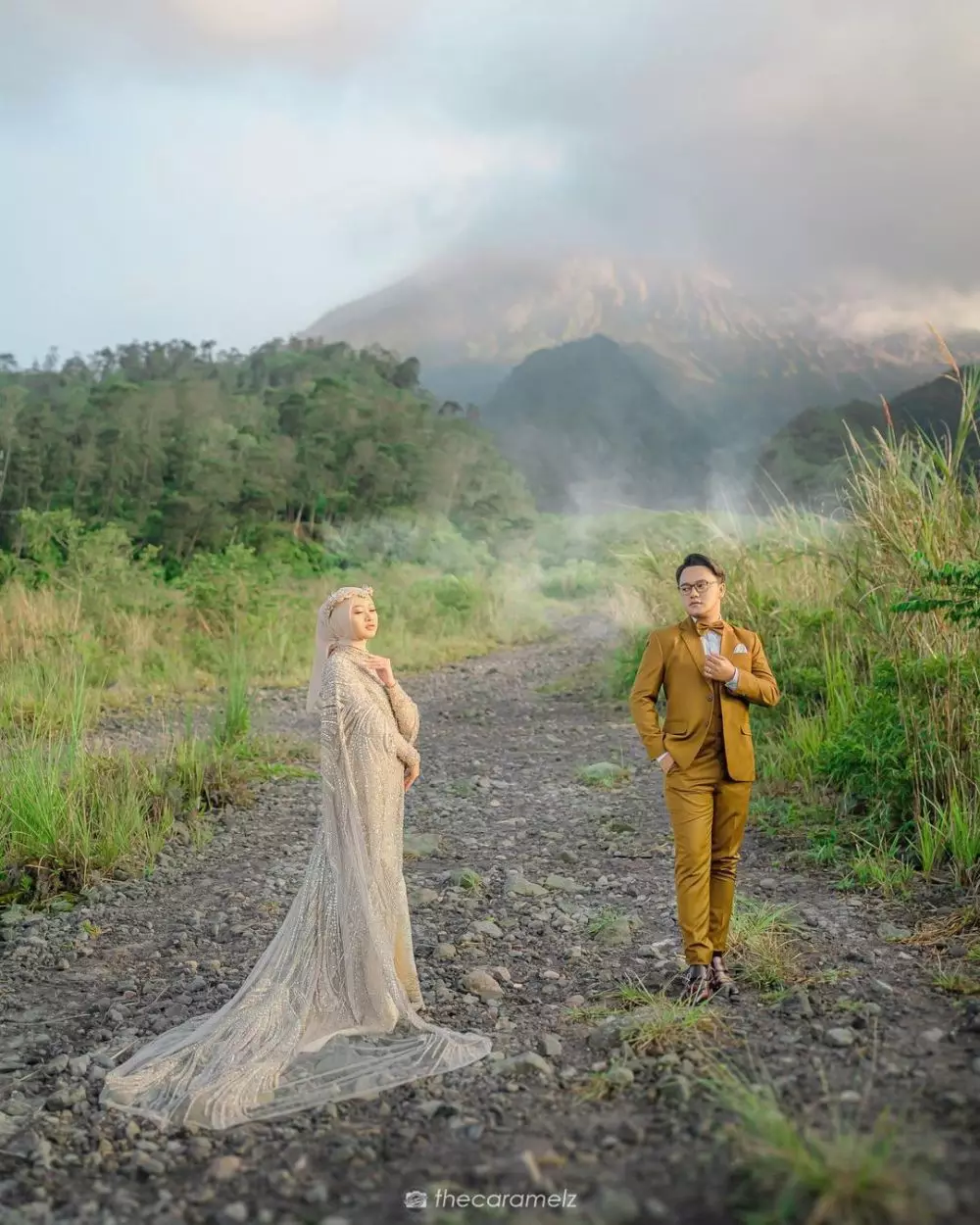 pemotretan prewedding danang dan naura © instagram