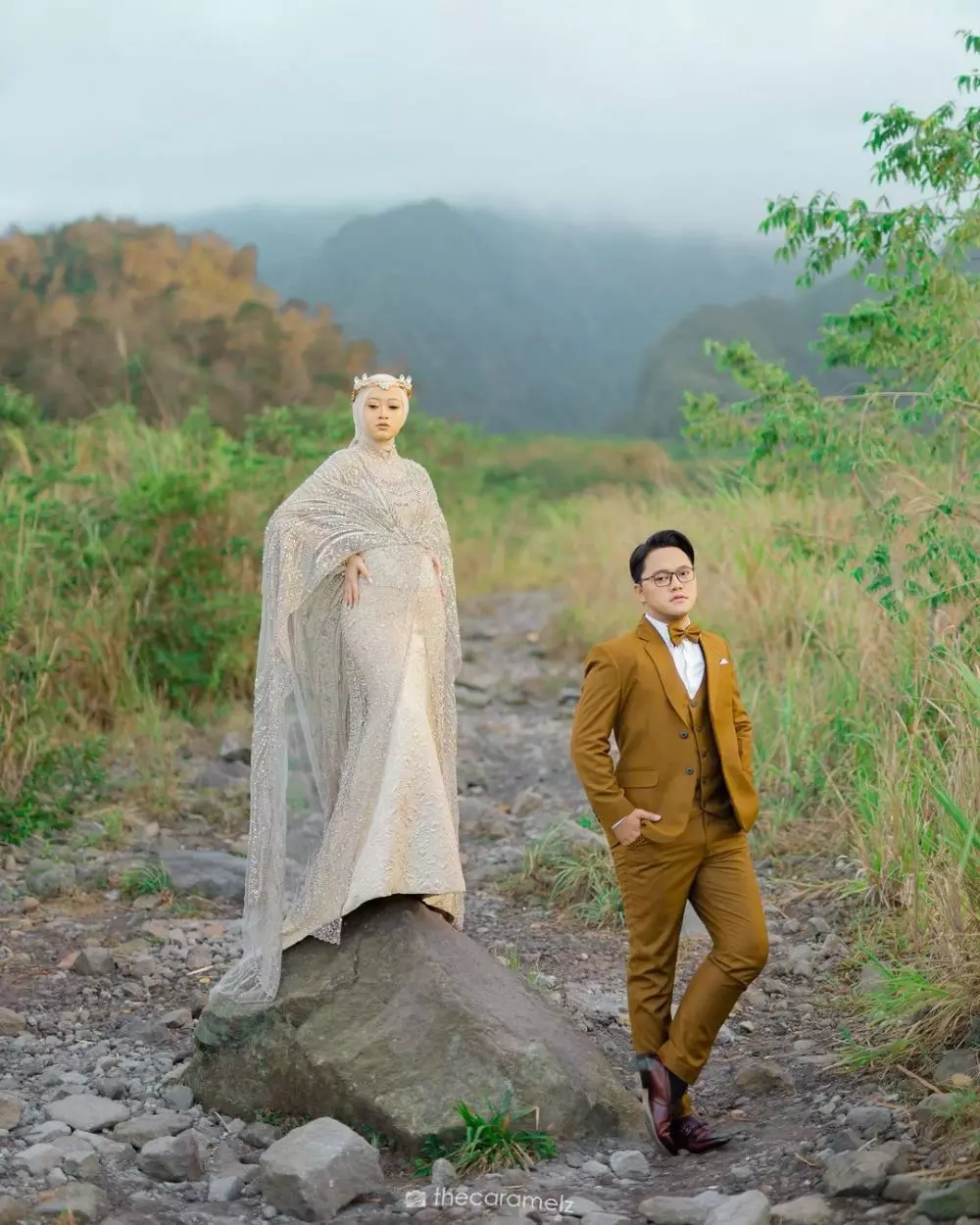pemotretan prewedding danang dan naura © instagram