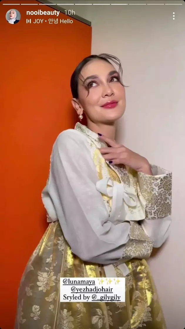 Penampilan Luna Maya di acara IMB © Instagram