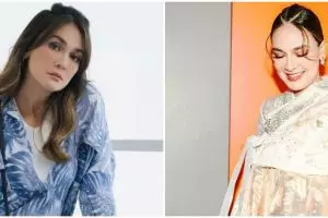 11 Penampilan Luna Maya di acara IMB, anggun dalam balutan hanbok