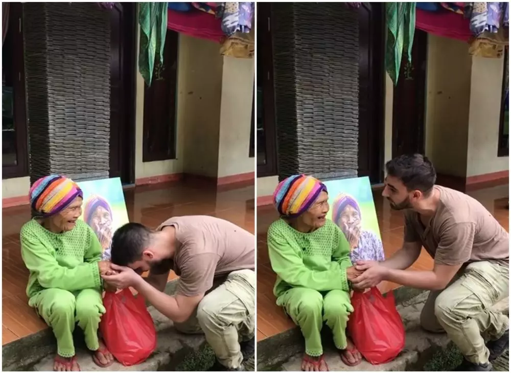 nenek jadi model bule dipuji © 2021 TikTok