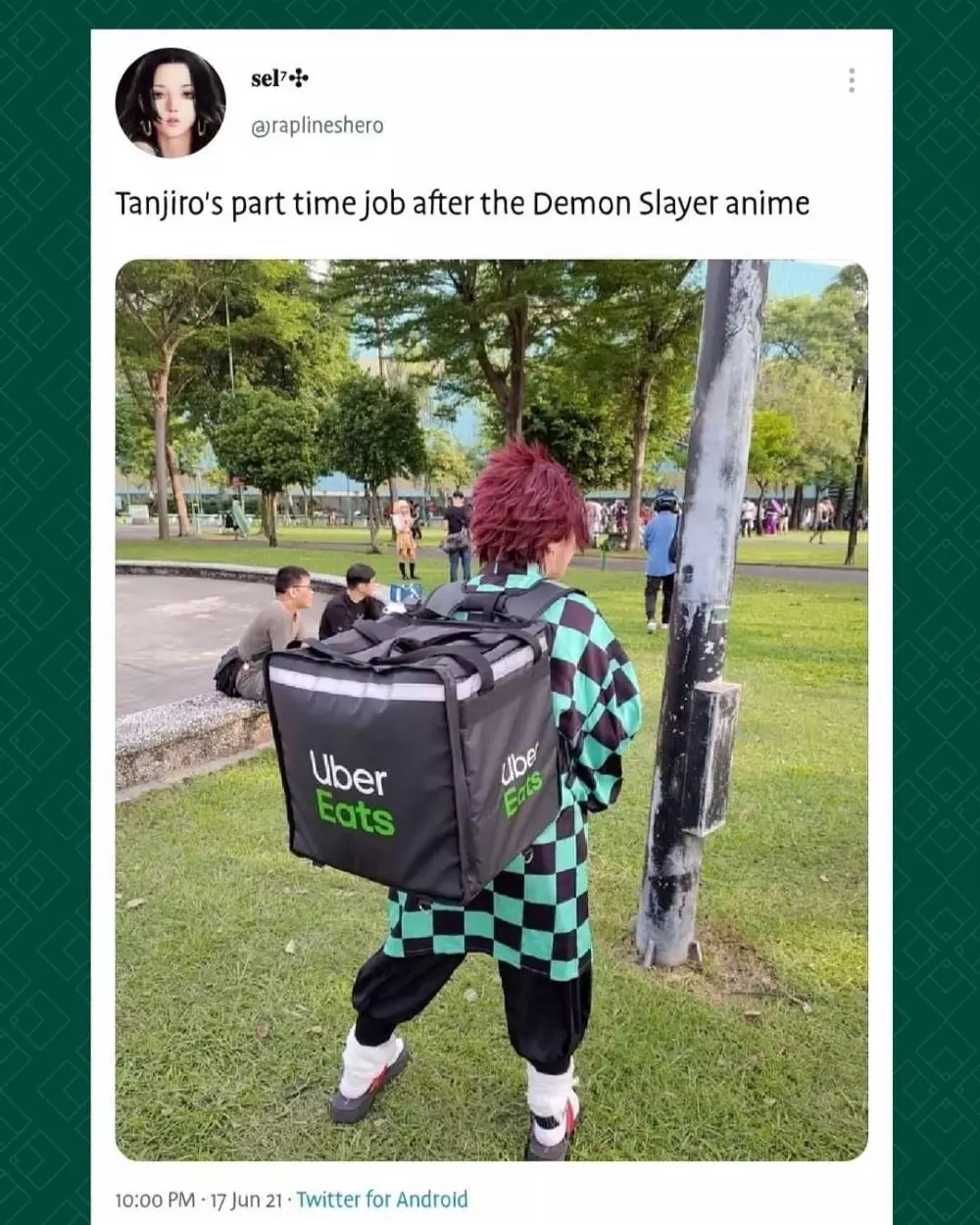 potongan rambut driver ojek online nyentrik © 2021 instagram.com