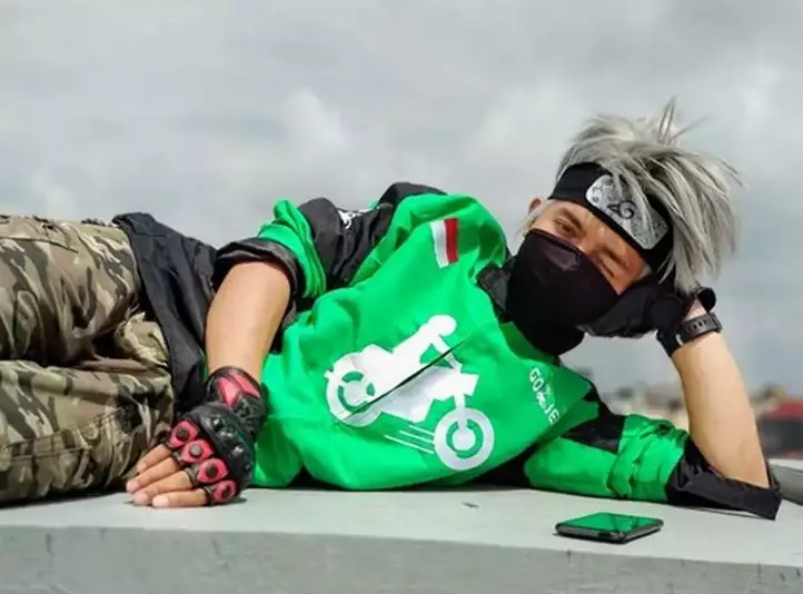 potongan rambut driver ojek online nyentrik © 2021 instagram.com