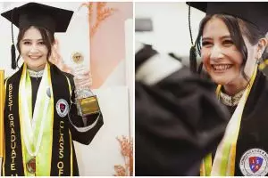 9 Momen wisuda Prilly Latuconsina, berhasil jadi wisudawan terbaik