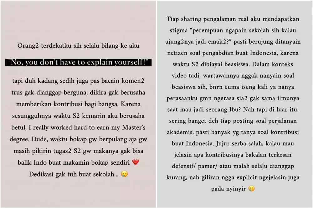 tasya kamila beri jawaban menohok beasiswa lpdp © instagram tasya kamila beri jawaban menohok beasiswa lpdp © instagram