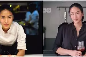 11 Gaya Renatta Moeleok kenakan kebaya, motif kutubarunya menawan