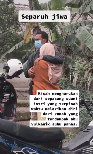pasutri ini bertemu di pengungsian © 2021 TikTok