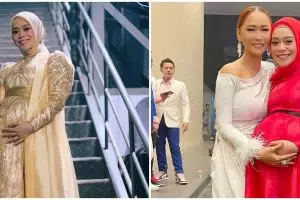 7 Pesona Lesty Kejora pamer baby bump di acara penghargaan