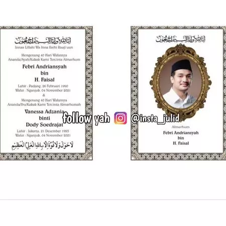 potret buku yasin keluarga Bibi Ardiansyah © berbagai sumber
