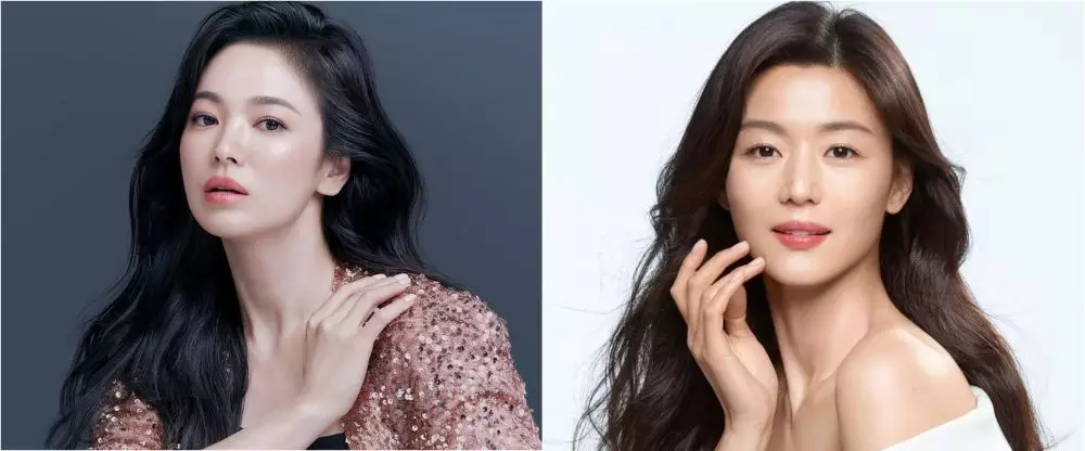 Beda gaya Song Hye-kyo dan Jun Ji-hyun instagram