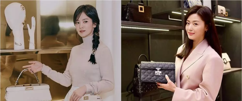 Beda gaya Song Hye-kyo dan Jun Ji-hyun instagram