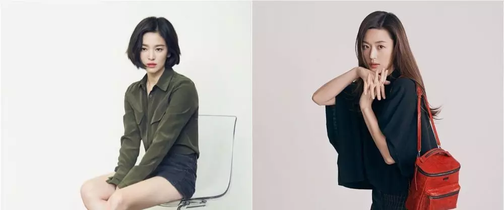 Beda gaya Song Hye-kyo dan Jun Ji-hyun instagram