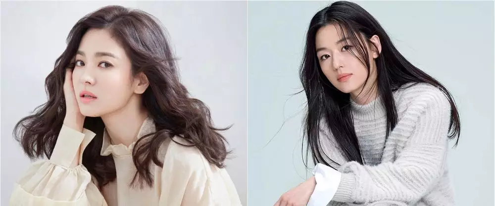 Beda gaya Song Hye-kyo dan Jun Ji-hyun instagram