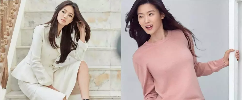 Beda gaya Song Hye-kyo dan Jun Ji-hyun instagram