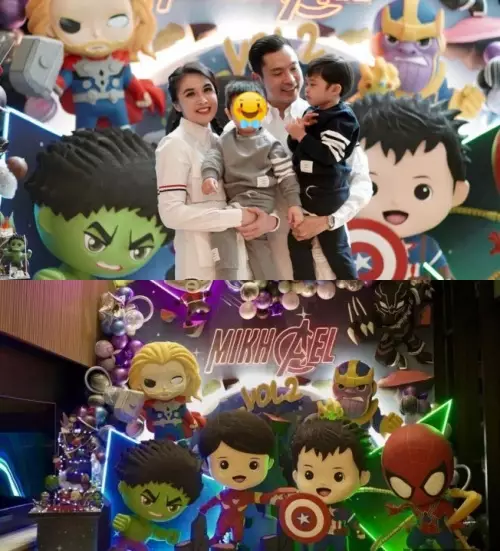 Momen meriah ultah anak seleb di rumah © berbagai sumber Momen meriah ultah anak seleb di rumah © berbagai sumber