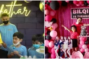 Momen meriah ultah 11 anak seleb di rumah, Titi Kamal gelar pool party