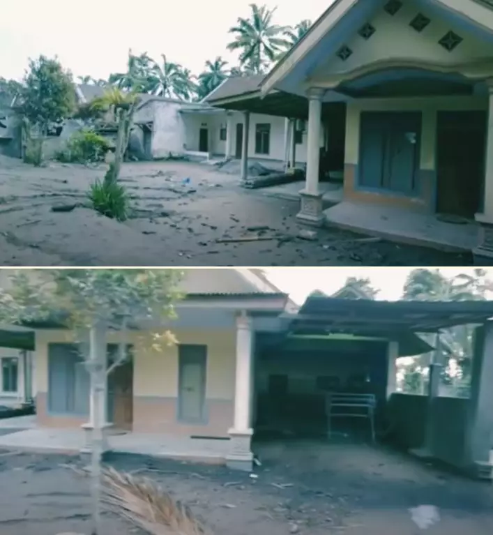 rumah utuh usai erupsi Semeru © 2021 brilio.net rumah utuh usai erupsi Semeru © 2021 brilio.net