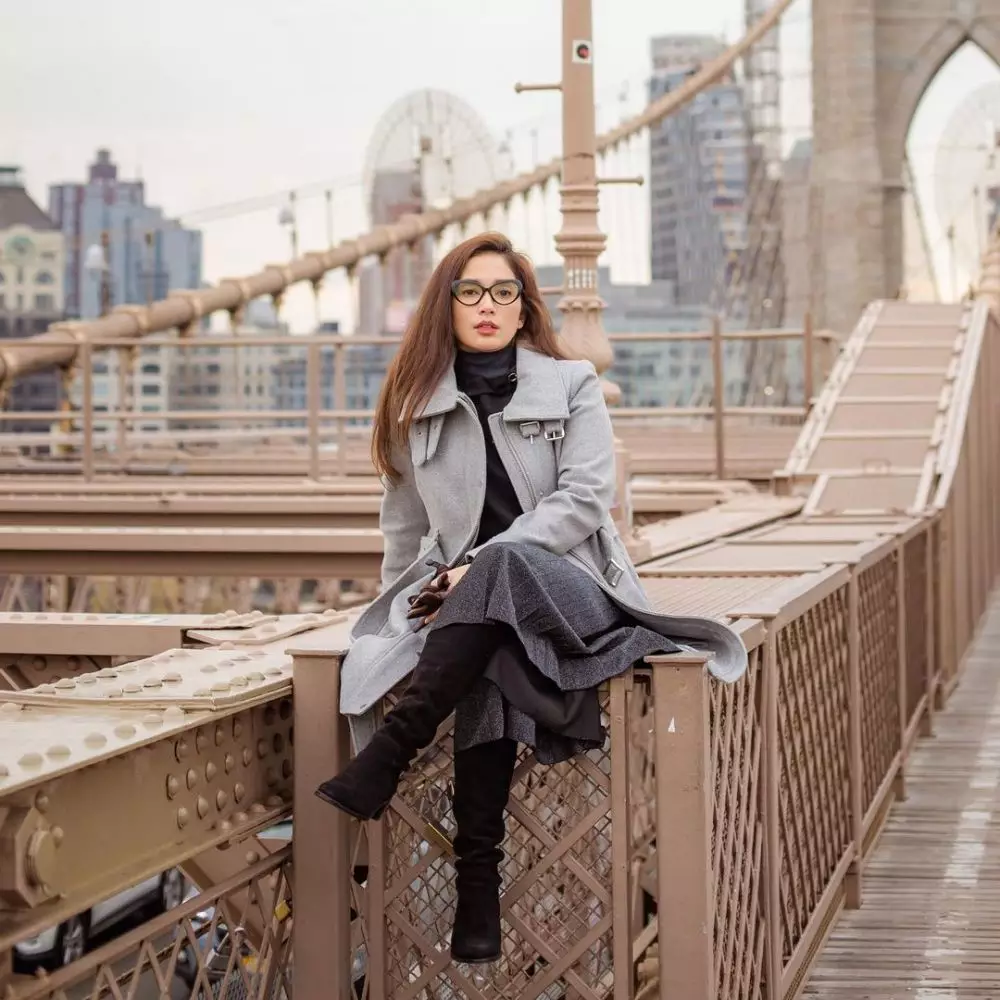 Gaya Ussy Sulistiawaty liburan di Amerika Instagram Gaya Ussy Sulistiawaty liburan di Amerika Instagram