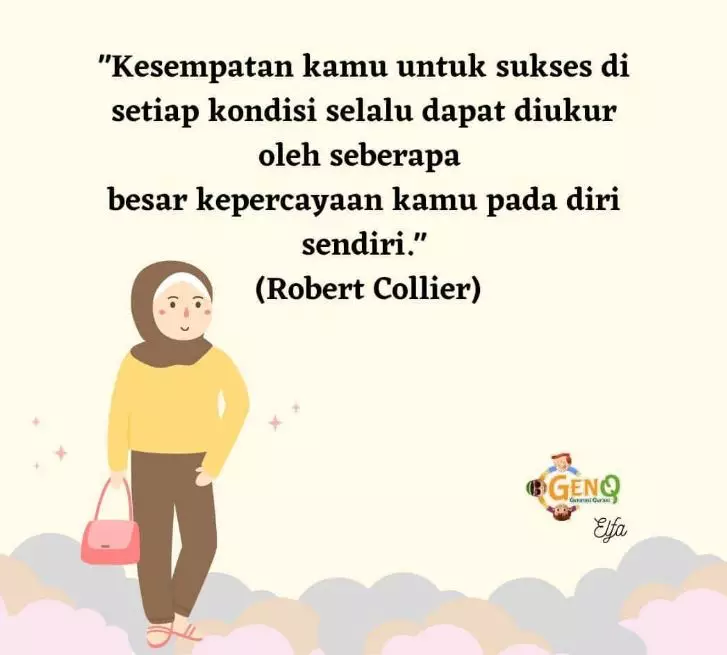 Motto hidup percaya diri © berbagai sumber Motto hidup percaya diri © berbagai sumber
