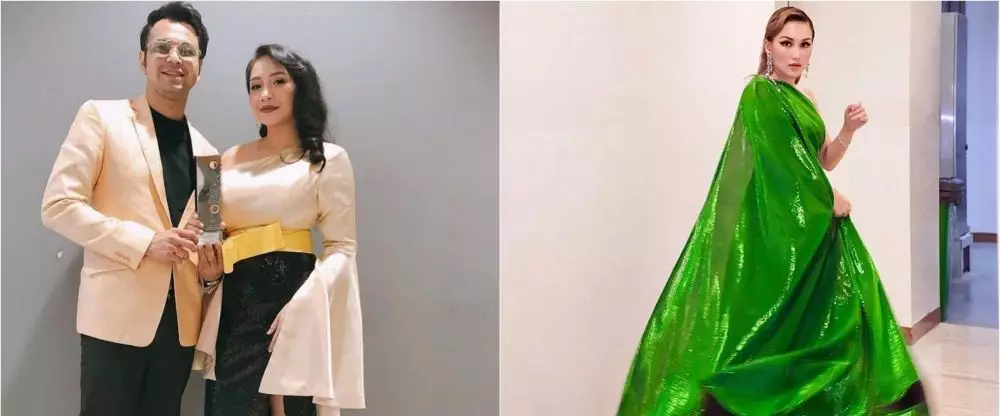 Beda gaya Nagita Slavina dan Ayu Ting Ting di acara penghargaan instagram Beda gaya Nagita Slavina dan Ayu Ting Ting di acara penghargaan instagram