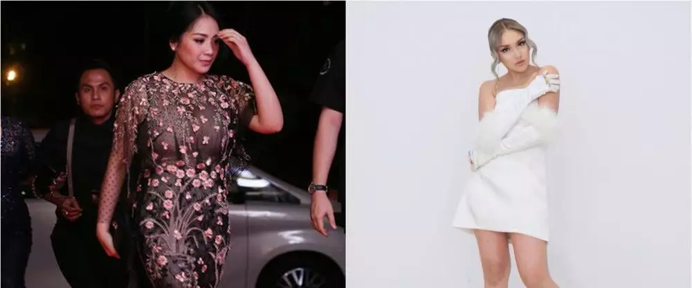 Beda gaya Nagita Slavina dan Ayu Ting Ting di acara penghargaan instagram Beda gaya Nagita Slavina dan Ayu Ting Ting di acara penghargaan instagram