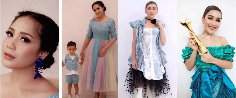 Beda gaya Nagita Slavina dan Ayu Ting Ting di acara penghargaan instagram Beda gaya Nagita Slavina dan Ayu Ting Ting di acara penghargaan instagram