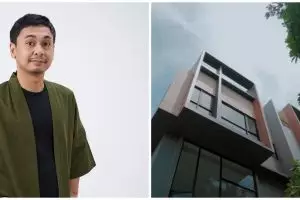 11 Potret kantor baru Raditya Dika, desain minimalis