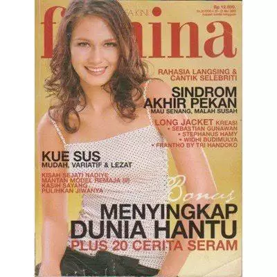 Luna Maya saat jadi cover majalah instagram