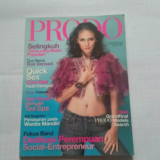 Luna Maya saat jadi cover majalah instagram