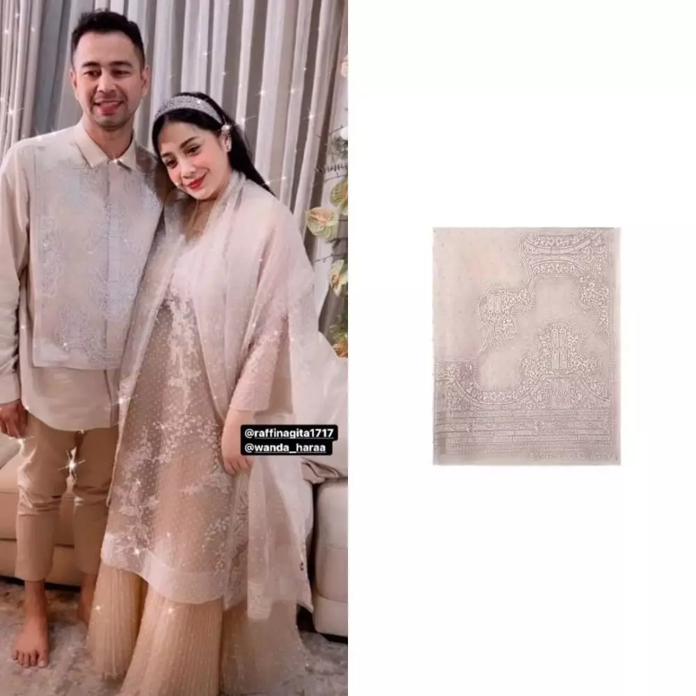 Harga fashion Nagita Slavina saat akikahan instagram