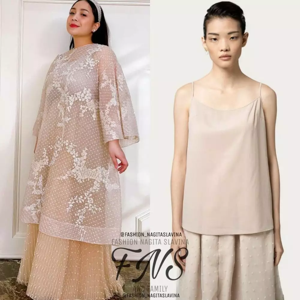 Harga fashion Nagita Slavina saat akikahan instagram