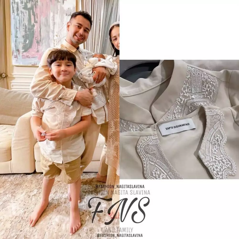 Harga fashion Nagita Slavina saat akikahan instagram
