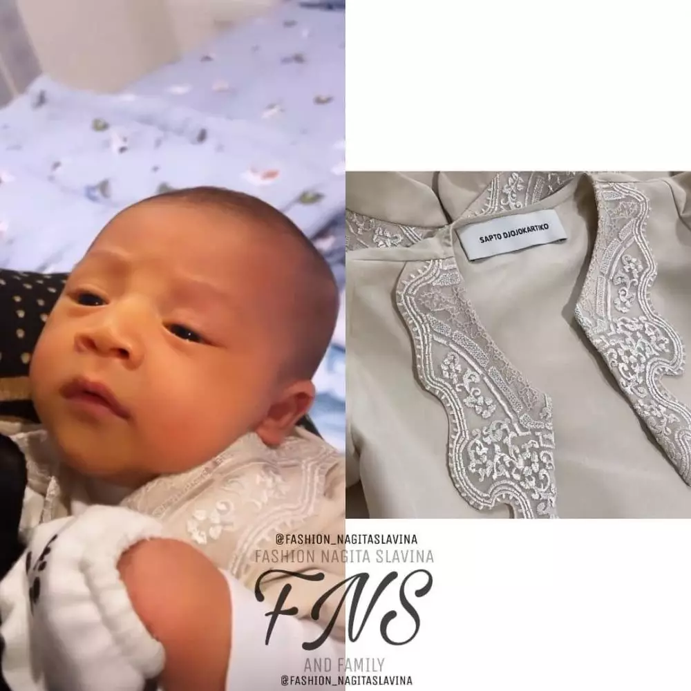 Harga fashion Nagita Slavina saat akikahan instagram
