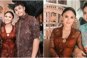 9 Gaya Yuni Shara di acara tedak siten keponakan, anggun pakai kebaya