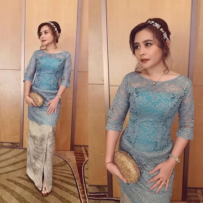 Gaya Prilly Latuconsina pakai kebaya © Instagram Gaya Prilly Latuconsina pakai kebaya © Instagram