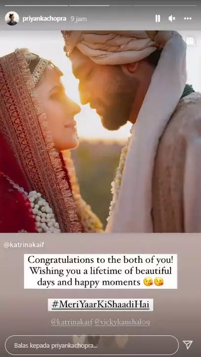 ucapan selamat seleb Bollywood untuk pernikahan Katrina Kaif © 2021 brilio.net