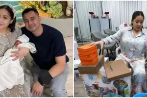 11 Potret kado kelahiran Rayyanza Malik Ahmad, bertabur barang mewah