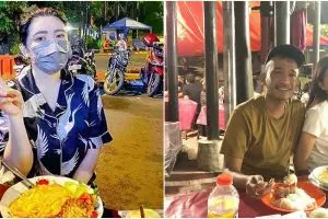 Momen 11 penyanyi makan pinggir jalan, Iis Dahlia ketemu Ridwan Kamil