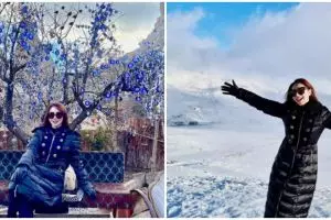 11 Momen Femmy Permatasari liburan di Turki, naik Gunung Erciyes