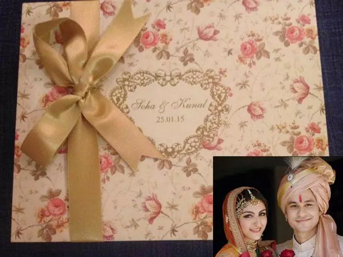 undangan nikah seleb Bollywood © berbagai sumber undangan nikah seleb Bollywood © berbagai sumber
