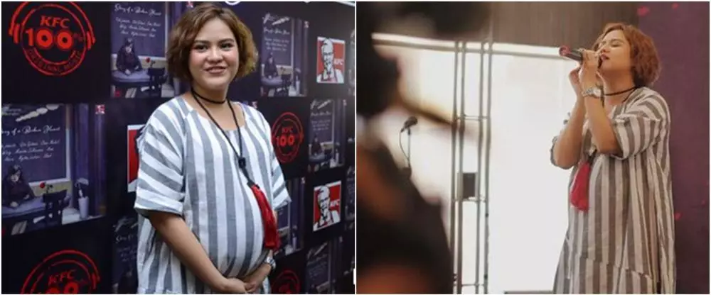 totalitas penyanyi tampil saat hamil © berbagai sumber