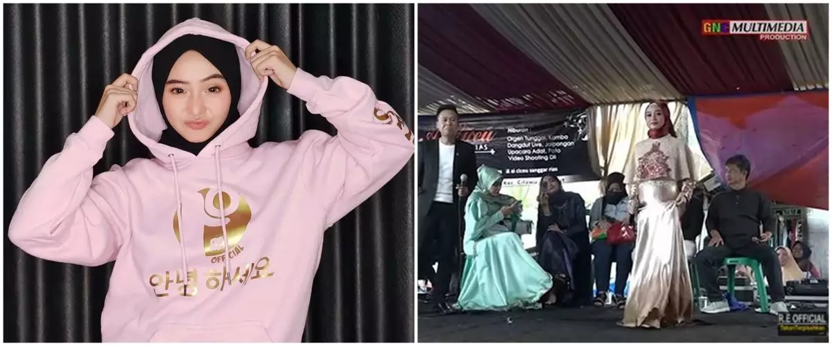 11 Momen Ega D'Academy manggung di acara hajatan kampung, bikin heboh