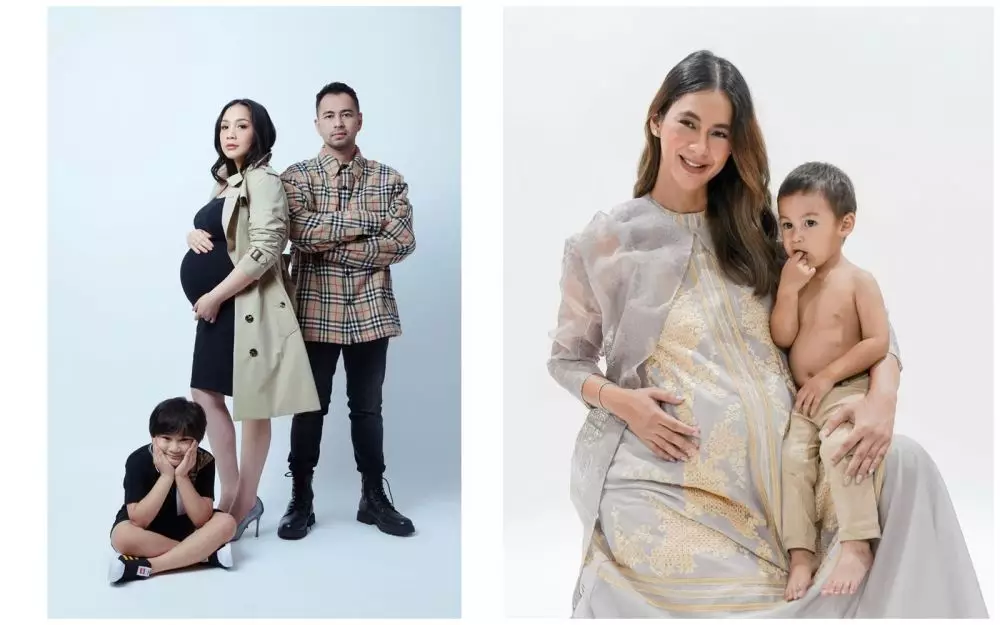 beda gaya Nagita Slavina dan Paula saat momong © 2021 brilio.net
