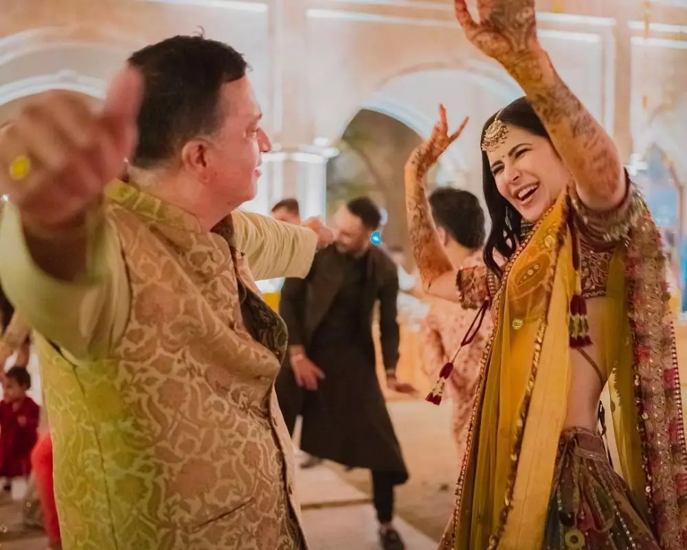 Potret keseruan Katrina Kaif dan Vicky Kaushal jalani ritual Instagram Potret keseruan Katrina Kaif dan Vicky Kaushal jalani ritual Instagram